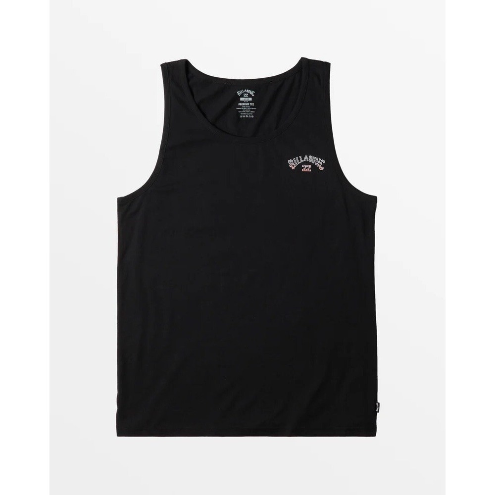 NWOT Men's Billabong Arch Fill Graphic Premium Tank Top - Black - XL